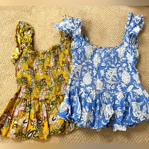 [BUNDLE OF 2] Woman’s Floral tops, size M & L